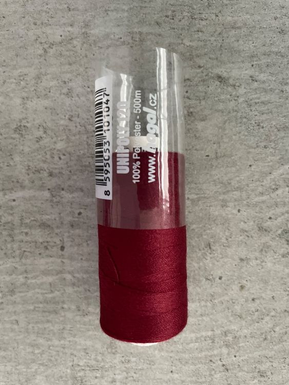 Yline Nähgarn Für Nähmaschine - 2 Spulen Polyester Allesnäher, 1000m Bordeaux-rot