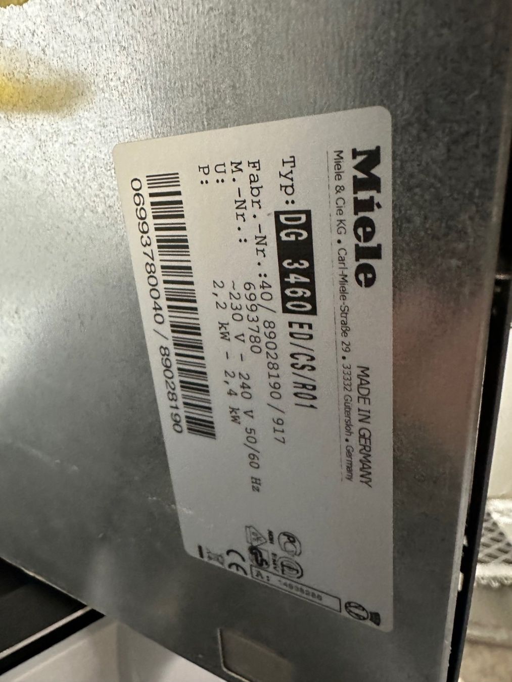 Miele Elettrodomestici da cucina: Miele Dampfgarer Steamer DG 340 – Usato da Glattbrugg venduto da ani1234 2