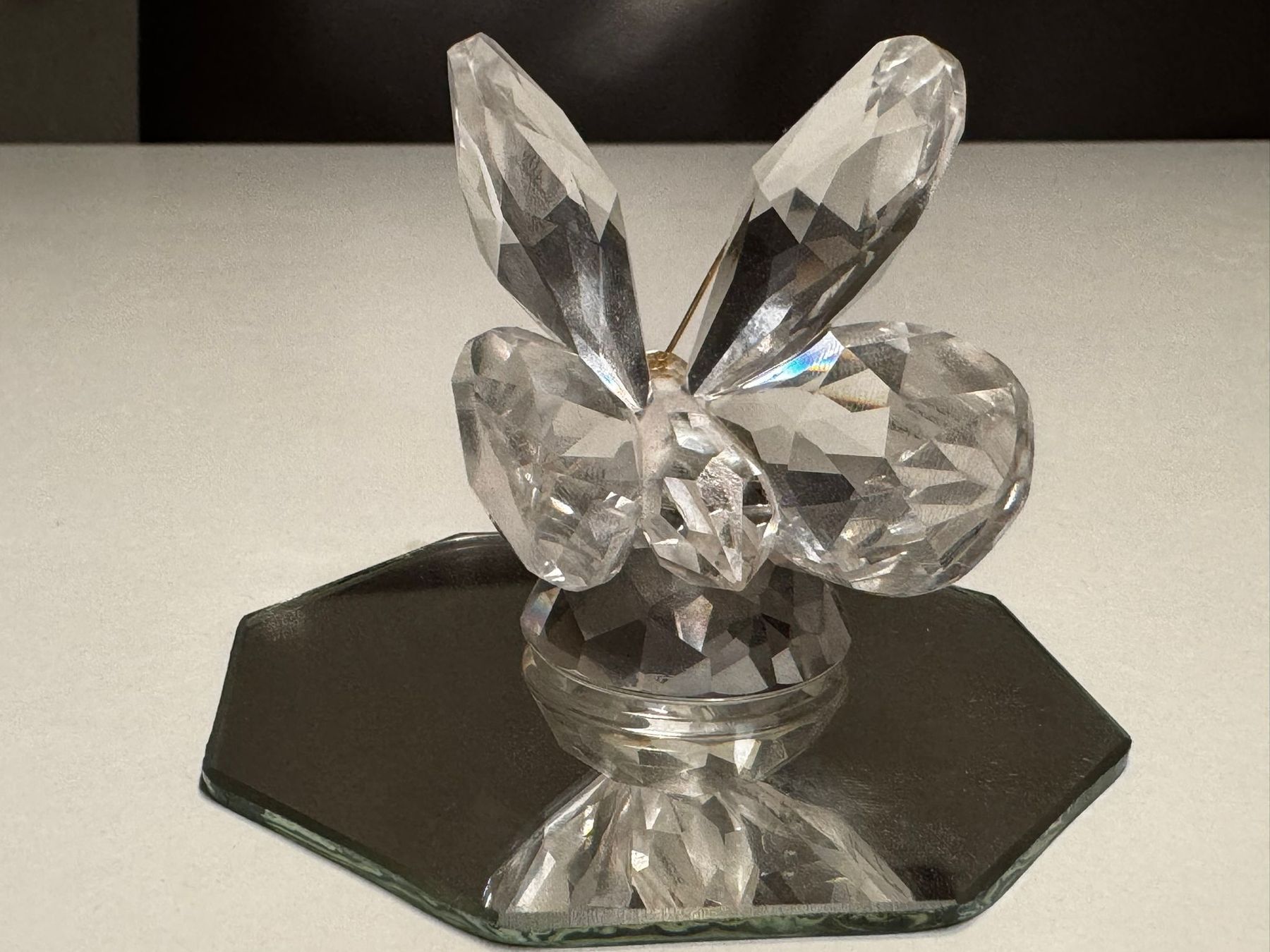 Swarovski Statuette: Swarovski Schmetterling – Usato da Egg b. Zürich venduto da Brocki_Insel_Egg 2