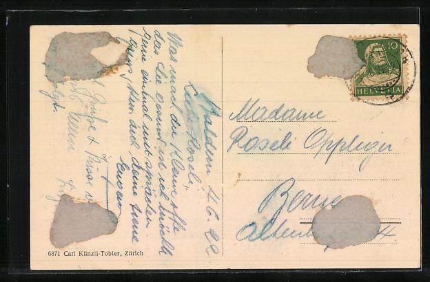Cartoline postali: AK Stallikon, Baldern, Panorama mit See – Usato da Berlin venduto da bartko-reher 1