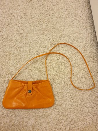 Brontibay Paris sac à bandoulière cuir orange très bon état