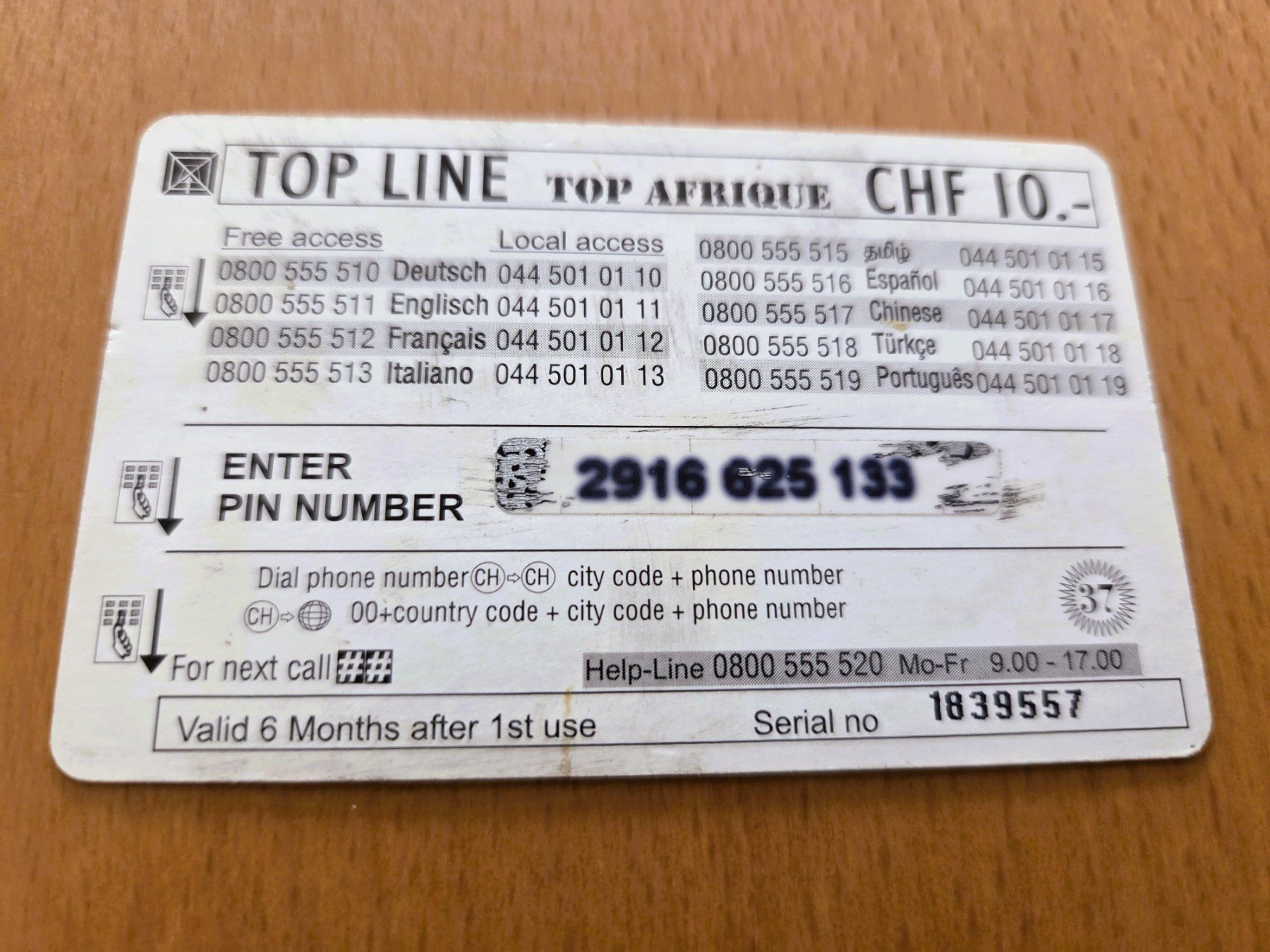 Schede telefoniche: PREPAID - SCHWEIZ – Usato da Brüttisellen venduto da Nighttrain 1