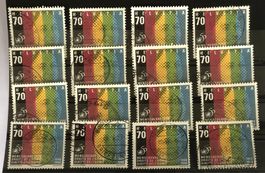 Nr.961  50 Jahr Menschenrechte mit Stempel