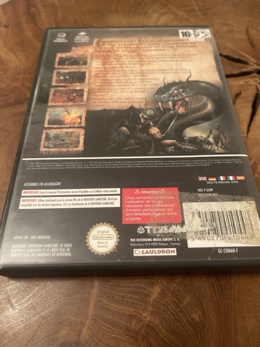 Nintendo Giochi: Conan Nintendo GameCube jeu complet - PAL – Usato da Renens VD venduto da fra_2rxn 1
