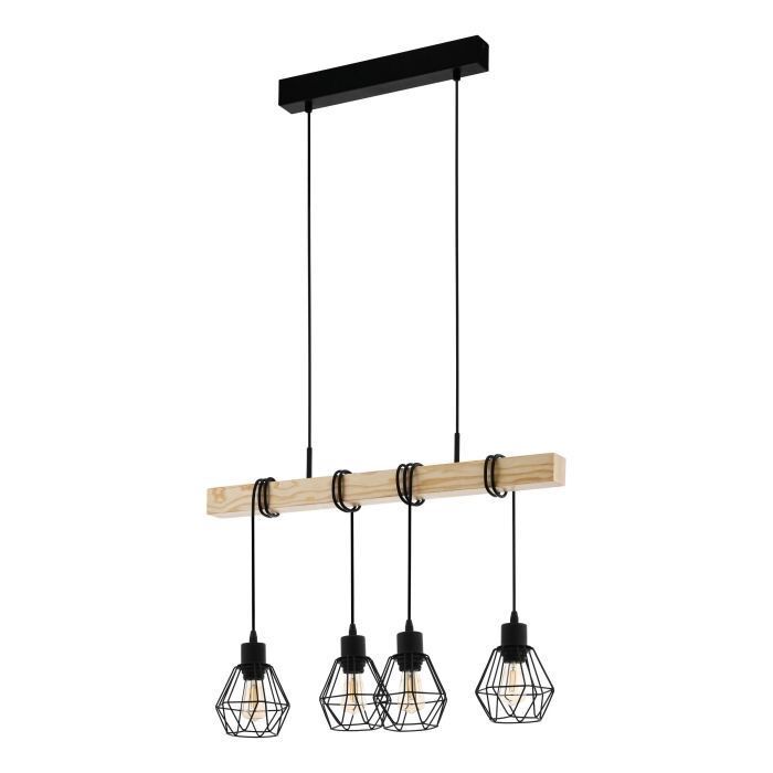 Lampadari & plafoniere: Industrial Style 4-Light Pendant - Chic Home Lighting – Nuovo (secondo la descrizione) da Unterengstringen venduto da Moazzam 2