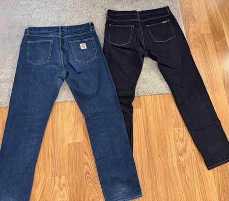 Carhartt WIP Herren Jeans Grösse 36/34 dunkelblau guter Zust