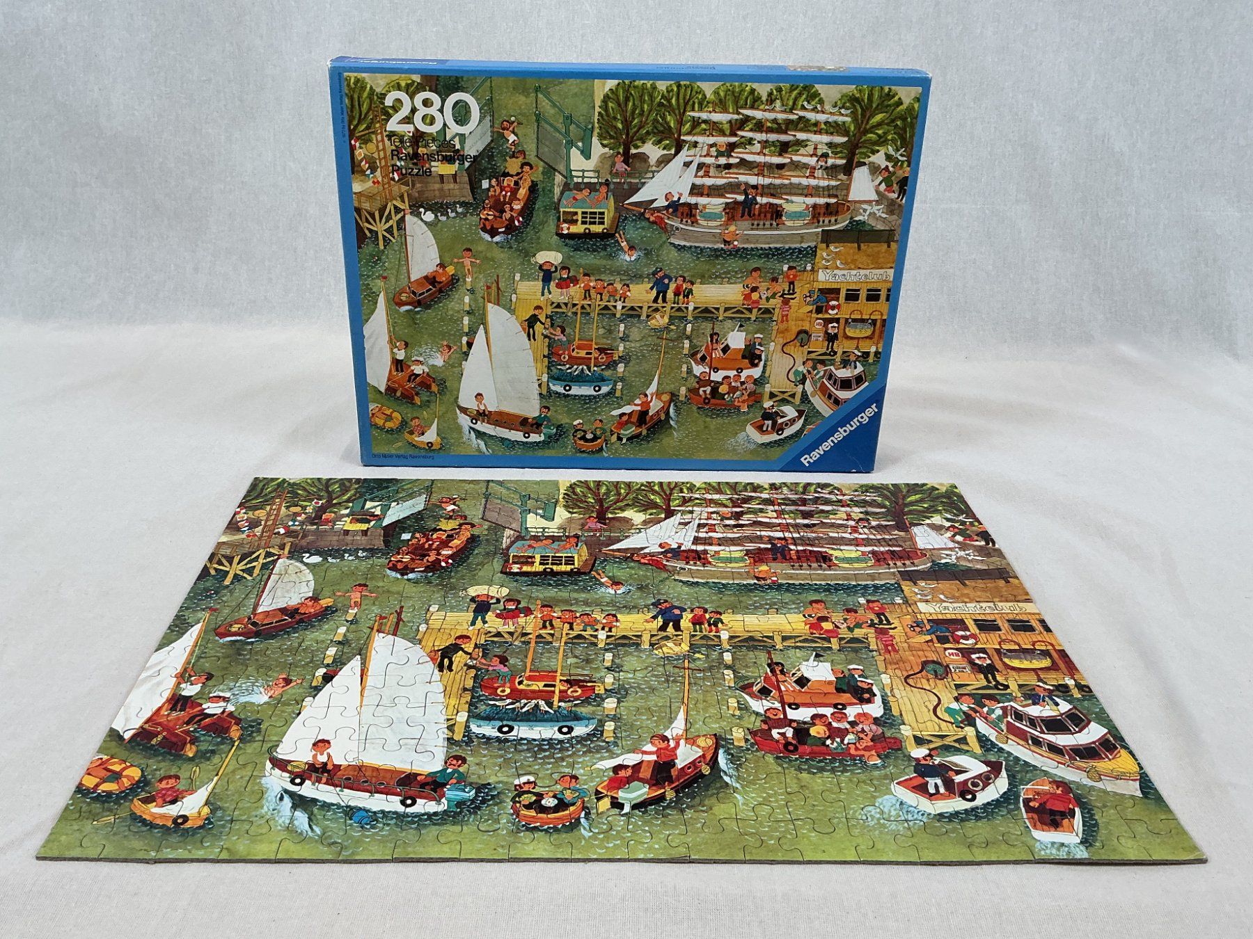 Ravensburger Puzzle: RAVENSBURGER Puzzle "Yachthafen" 280 Teile – Usato da Richterswil venduto da Restwert_Richterswil