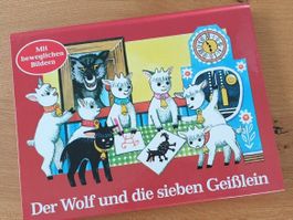 bewegliches Bilderbuch "der Wolf und die sieben Geisslein"