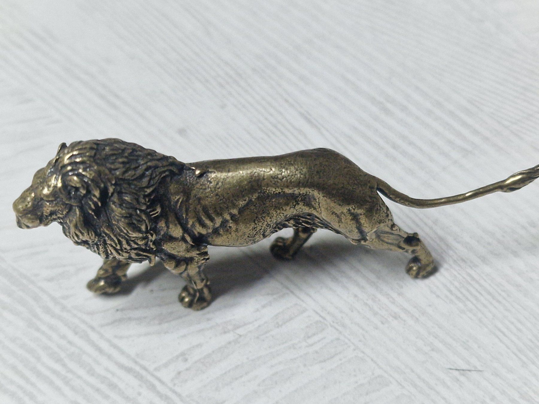 Statuette: Löwe  aus Messing – Nuovo (secondo la descrizione) da Uerkheim venduto da Justi.y 3