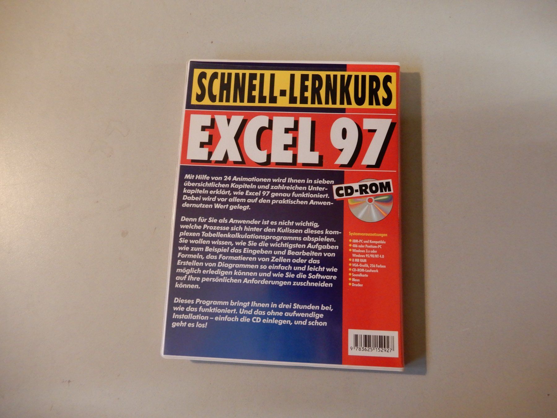 CD & DVD-Rohlinge: Excel 97 Schnell-Lernkurs mit CD-ROM – Gebraucht aus Erstfeld von Mario_boe0 2