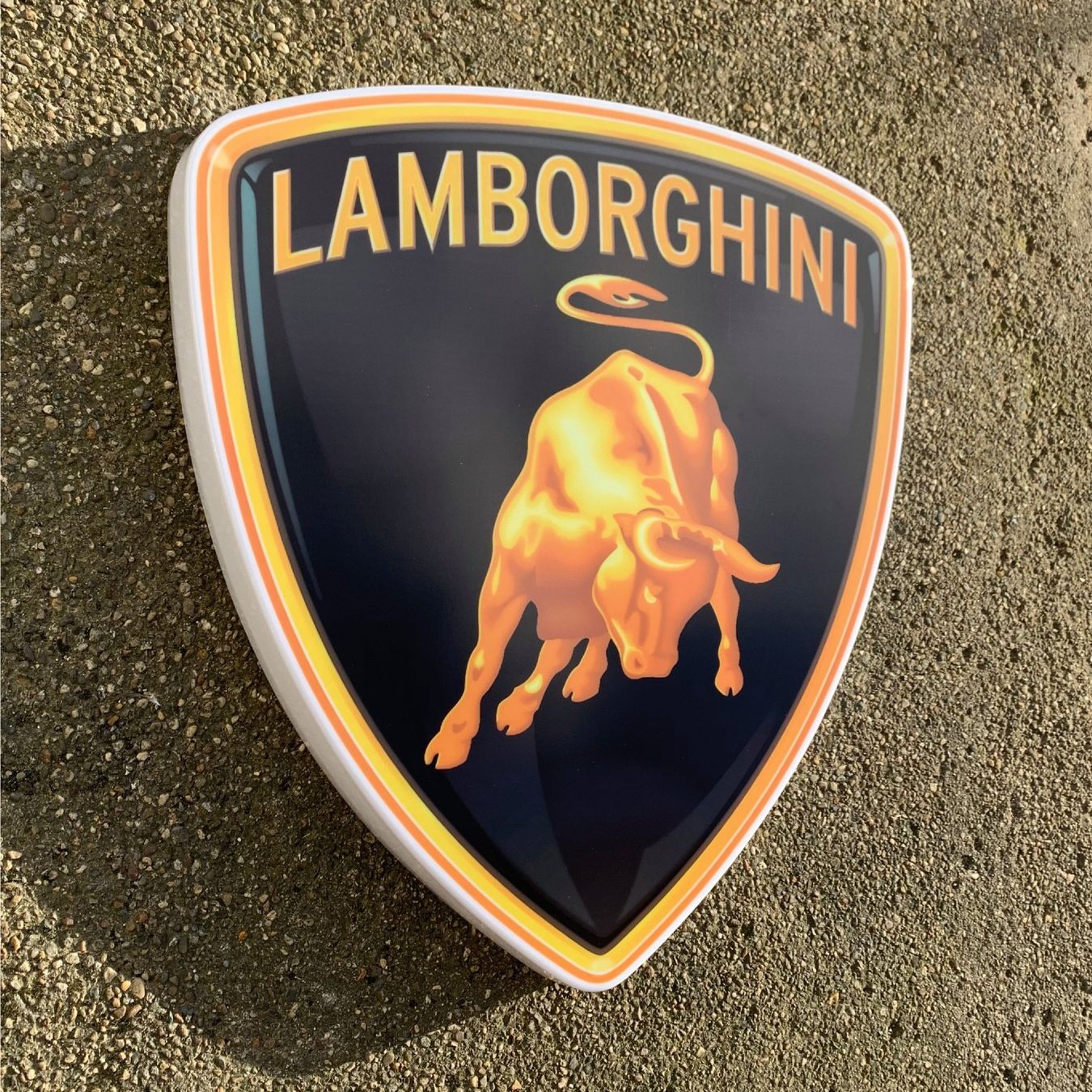Lampade: LAMBORGHINI LED Leuchtreklame Vintage Style – Nuovo e nell'imballaggio originale da Aarburg venduto da SwissVintageWorld 1