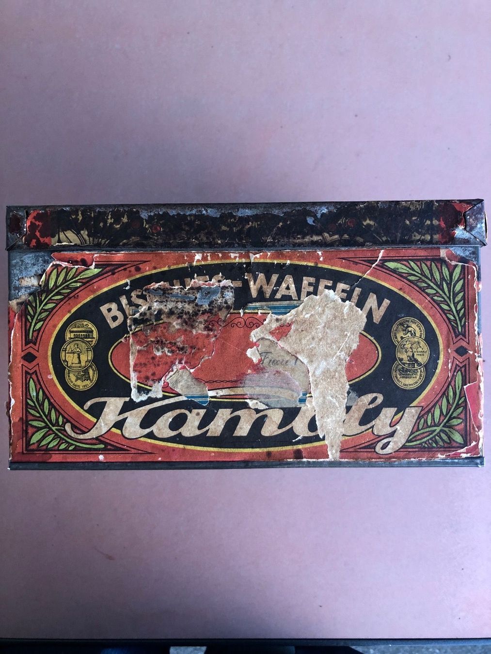 Kambly Barattoli: Blechdose Kambly Biscuits Waffeln, antik, Bern – Usato da Bassersdorf venduto da 1Morgenrot 5
