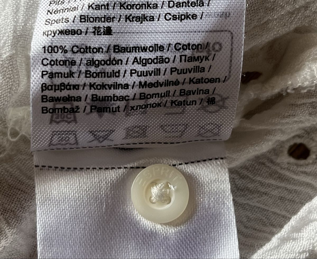Esprit Camicette: Schöne weisse Bluse mit Rüschen / Cottage Core / Esprit – Nuovo (secondo la descrizione) da Biel/Bienne venduto da LadyDita 7