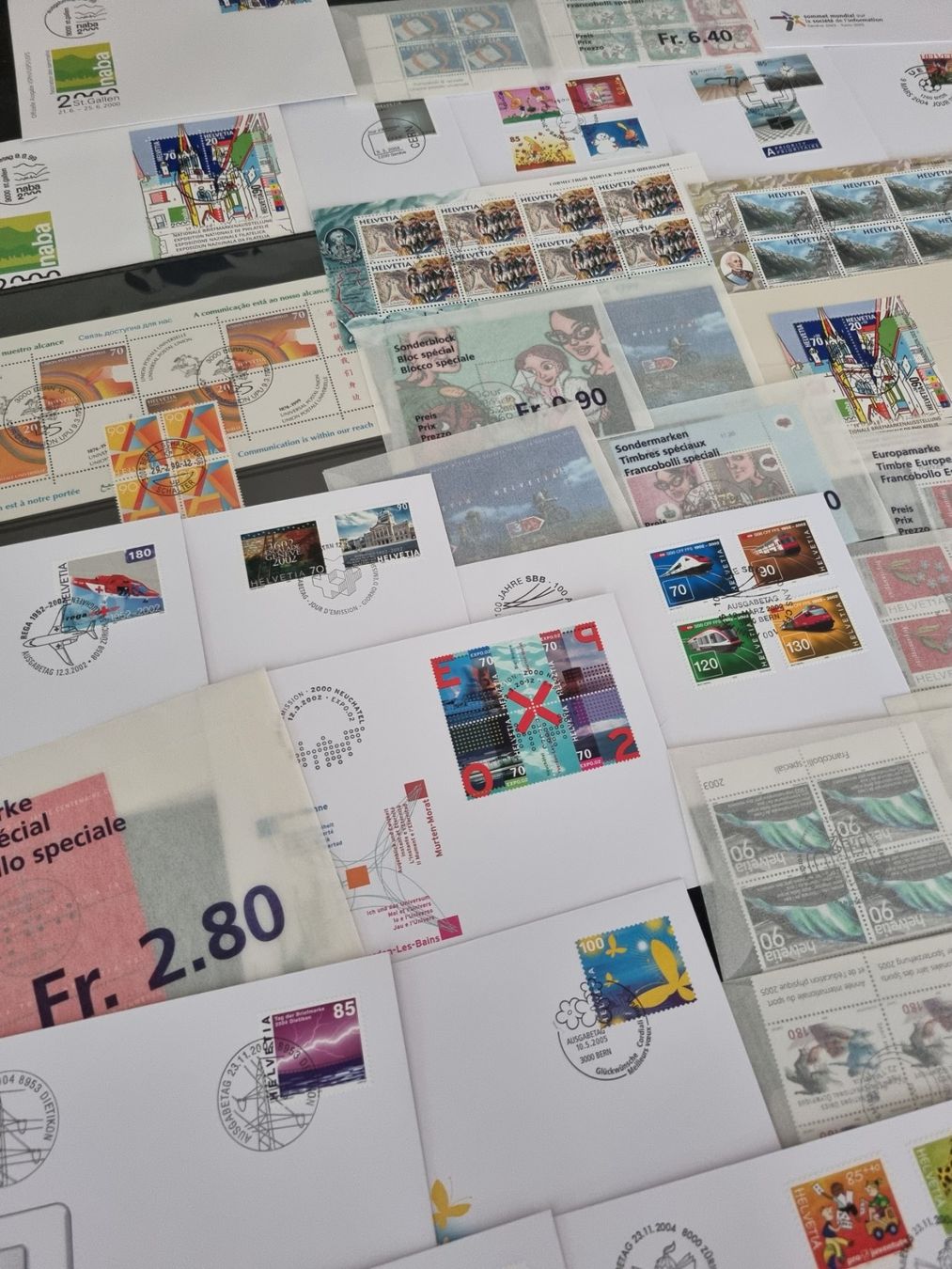 Tutti i francobolli: Posten mit Aboware Schweiz, in Tüten, FDC, Kleinbogen – Usato da Gümligen venduto da Geniusbuy 5