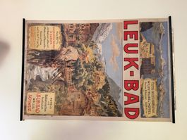 Historisches Reiseplakat Leukerbad – Wildstrubel Hotel Gemmi