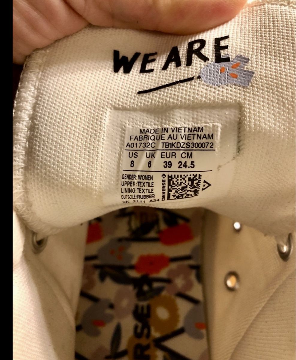 Converse Scarpe da donna: High Converse - 39 - We are stronger together – Usato da Zürich venduto da Dellia_W 4