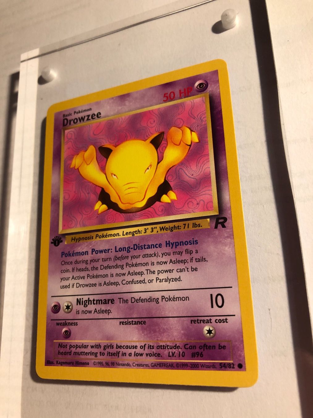 Carte collezionabili: Drowzee 1st Team Rocket - MINT - ab 1.- – Usato da Giubiasco venduto da dan_pr8b 2