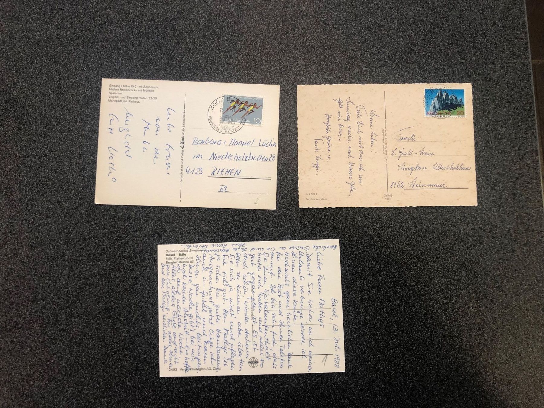 Cartoline postali: 19 uralte Ansichtskarte aus BASEL STADT – Usato da Lufingen venduto da TopAnsichtskarten 9