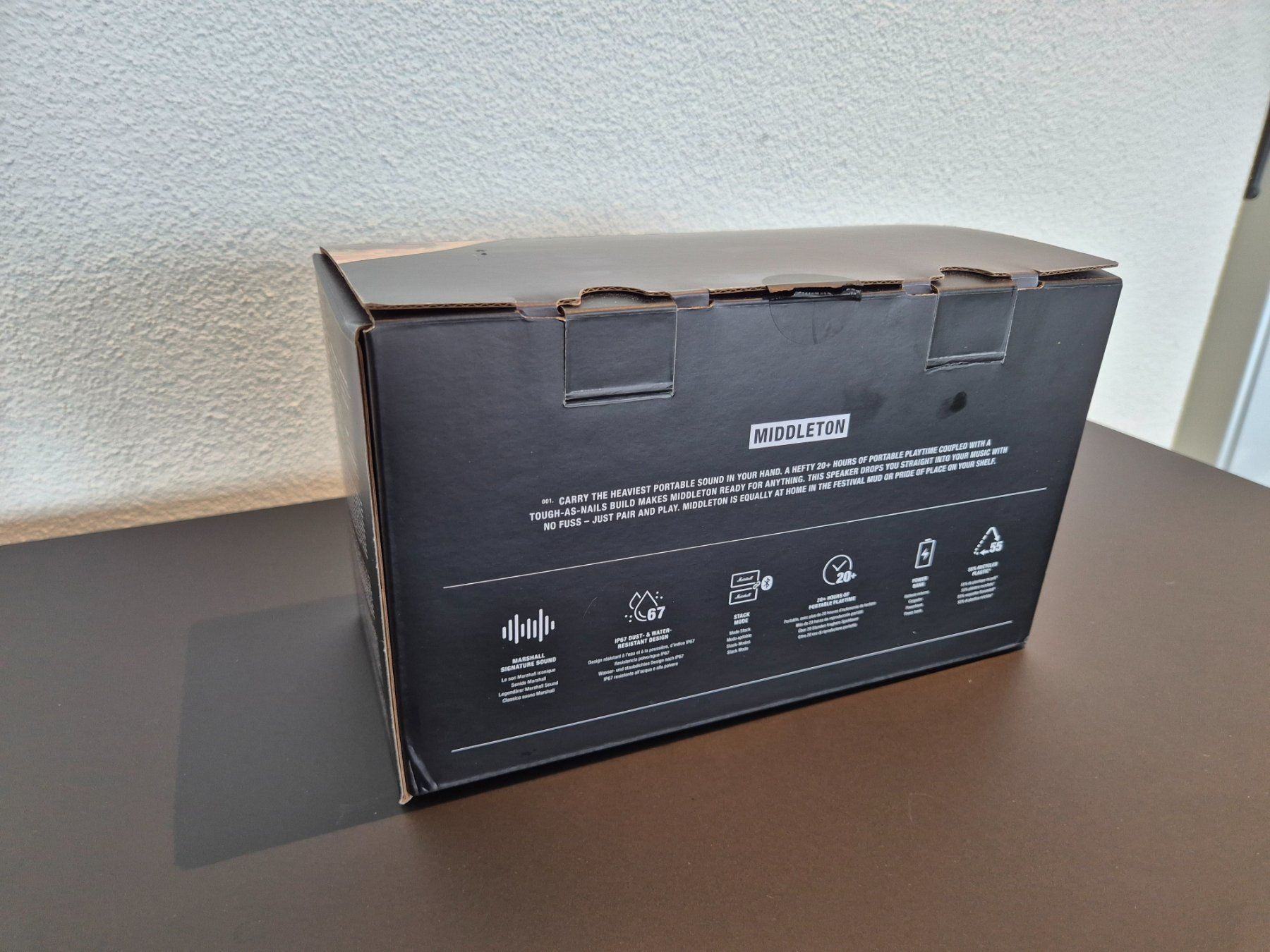 Marshall Casse acustiche: Marshall Middleton Bluetooth Speaker - [Black] - IP67 – Usato da Dübendorf venduto da ott_xmg2 6