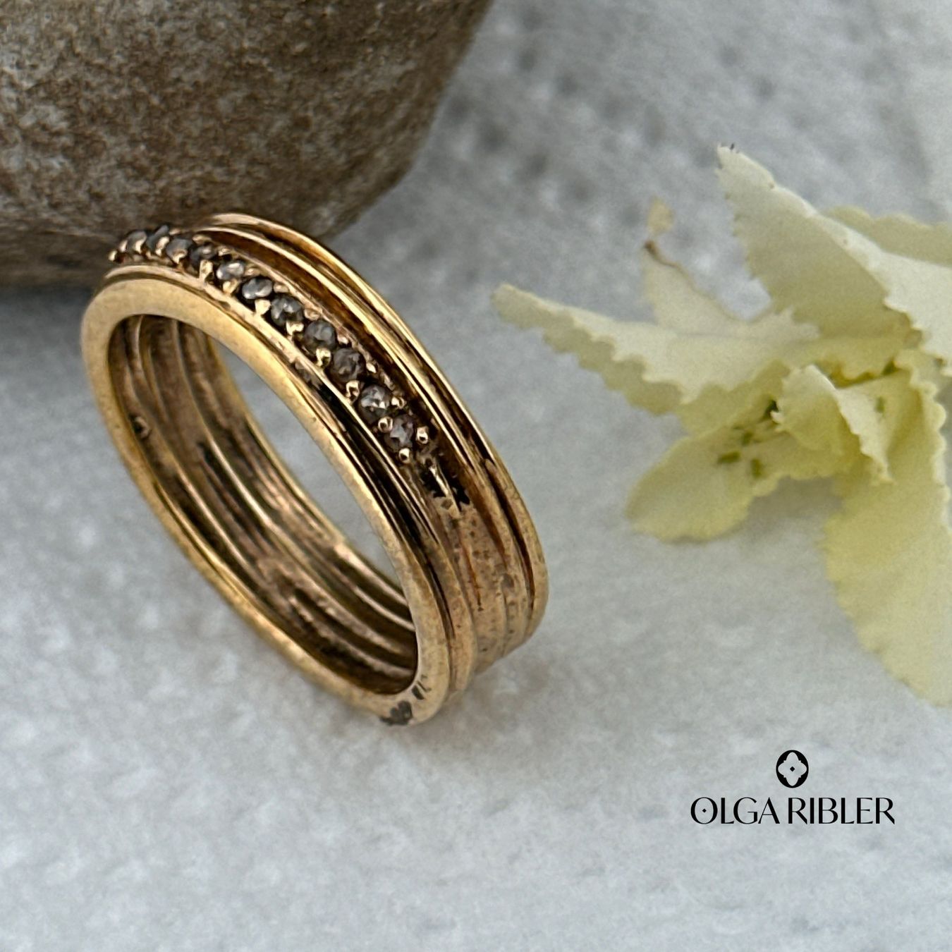Olga Ribler Anelli: Diamanten Sterling Silber Ring - Grösse 59 – Nuovo (secondo la descrizione) da Luzern venduto da Schmuckoutlet 5