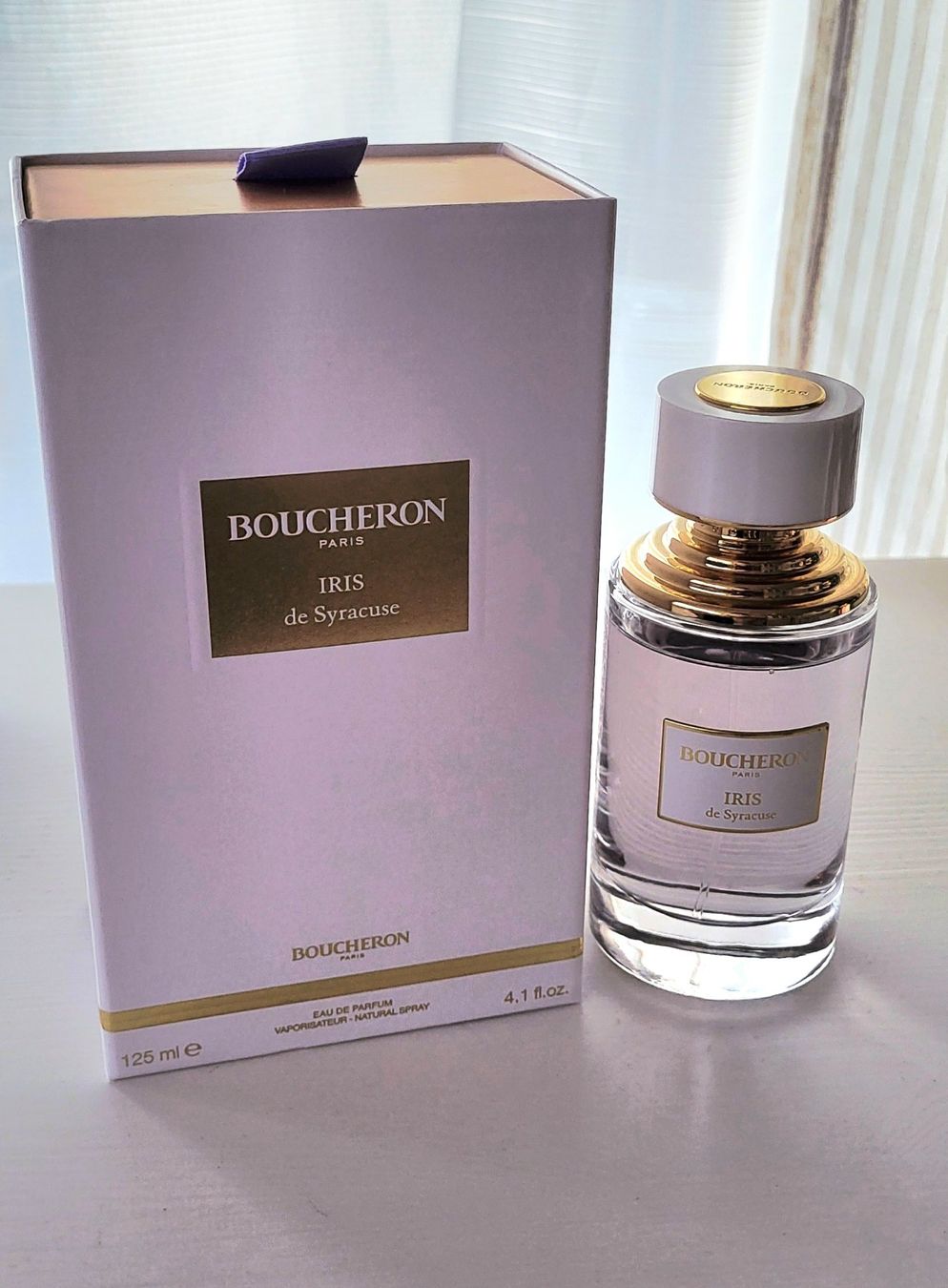 Boucheron Profumi & Eau de Toilette: Boucheron 'Iris de Syracuse' EdP – Usato da Liebefeld venduto da cheoncheonhi