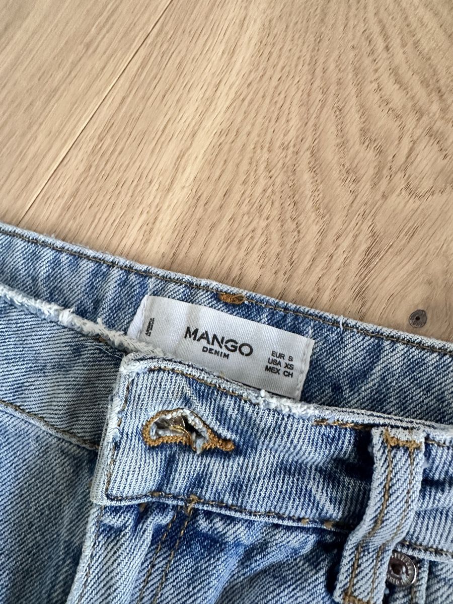 Mango Gonne: Mango Jeansrock weiss, hellblau S – Usato da Küssnacht am Rigi venduto da annine.l. 2