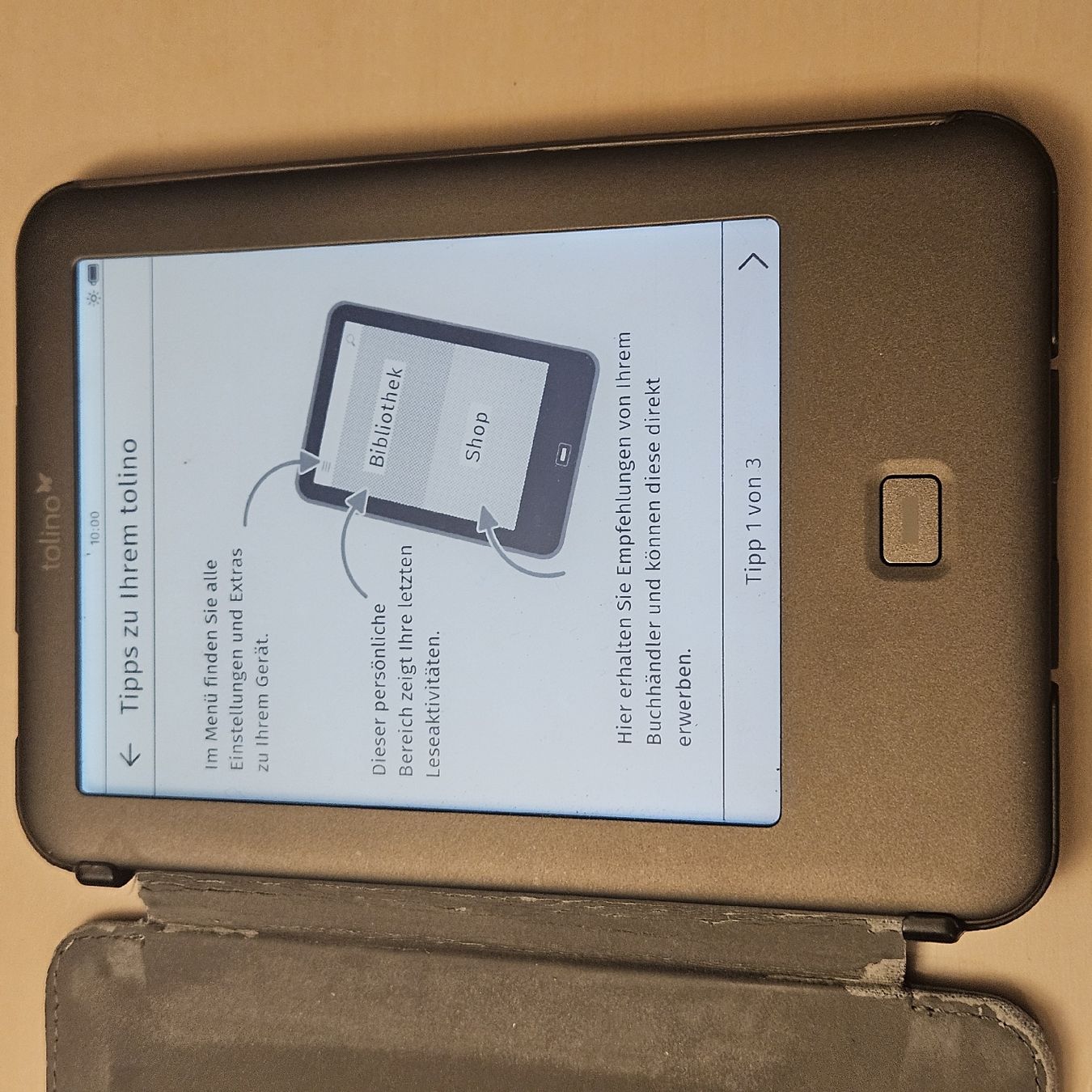 Tolino Tablet PC: Tolino E-Reader mit Schutzhülle, Shine – Gebraucht aus Wettingen von Christianv 6