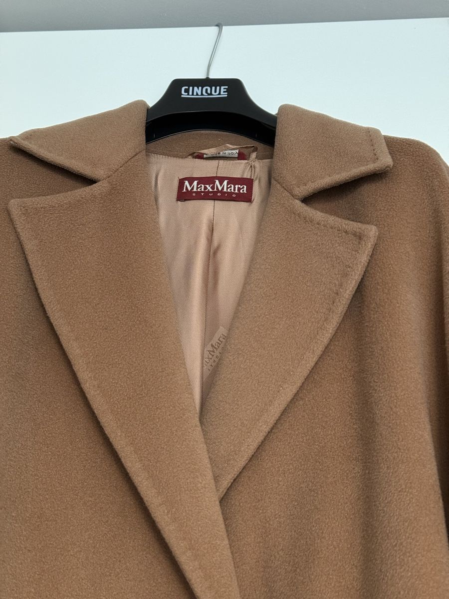 Max Mara Cappotti: Max Mara Wollwantel beige – Usato da Baden venduto da jmrtens 1