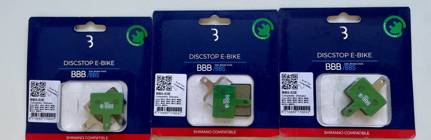 Shimano Ersatzteile: BBB DiscStop Shimano BBS-53E Plaquette Shimano – Neu und originalverpackt aus Champlan von ginttonic