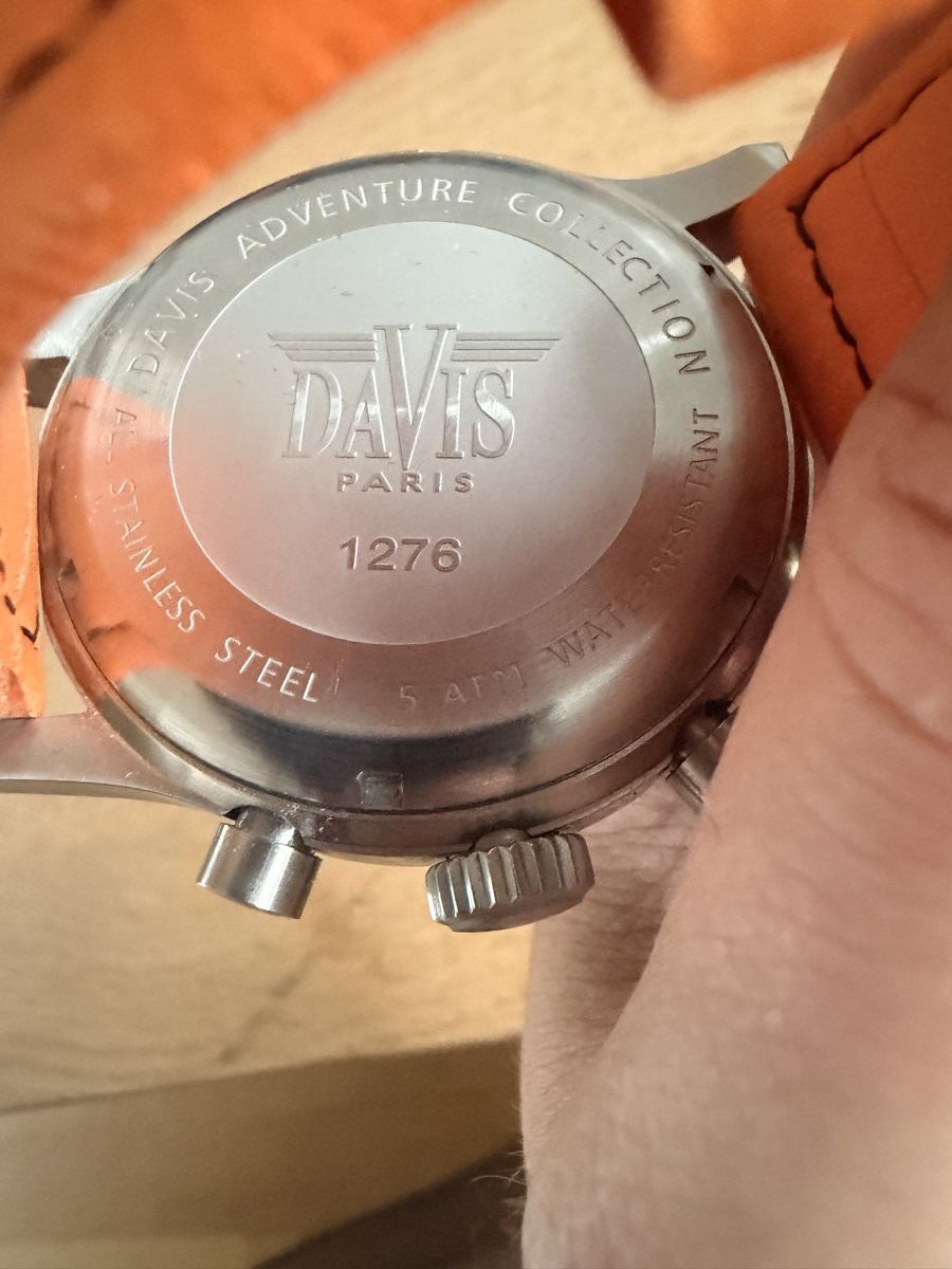 Bracciali & Braccialetti: DAVIS Herren Armbanduhr Orange – Usato da Zürich venduto da Spark8 3