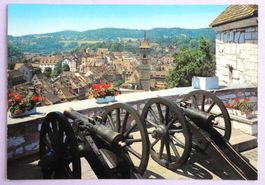 Schaffhausen, Blick von der Munotzinne auf Altstadt