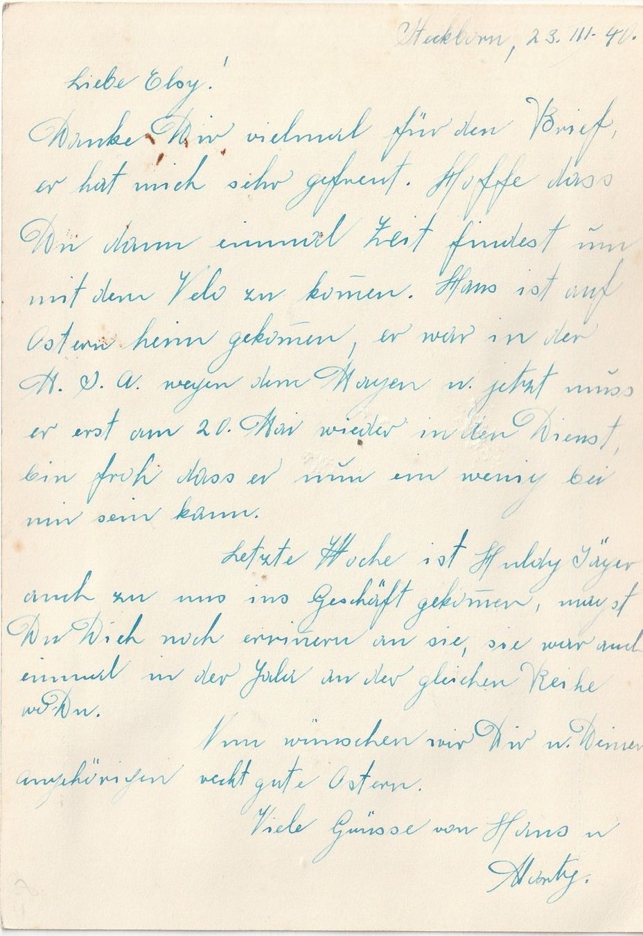 Cartoline postali: gestickte Karte mit Edelweisen – Usato da Bronschhofen venduto da Astore 1