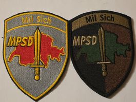 Abzeichen Militar Polizei MSPD Duo Tenue A UND B