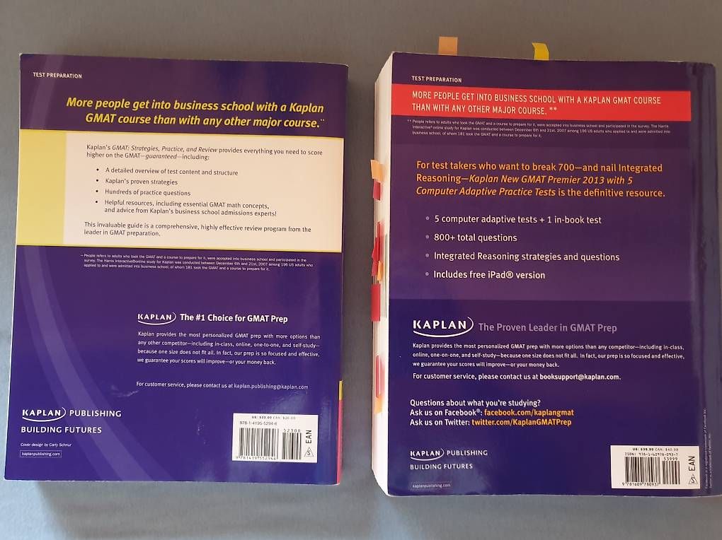 Libri: GMAT Book Kaplan studybook – Usato da Olten venduto da gabriel_27 1