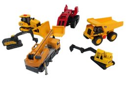 Spielzeugfahrzeuge "Baustelle" (6-tlg.)