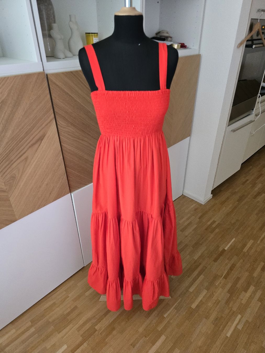 Zara Vestiti: Maxikleid von Zara, Grösse M, Orange – Usato da Zürich venduto da ale_bg2x