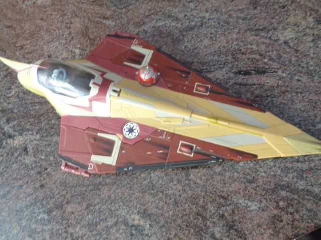 Hasbro Giocattoli: Star Wars Hasbro Jedi Fighter Obi Wan. – Usato da sargans venduto da Angamar