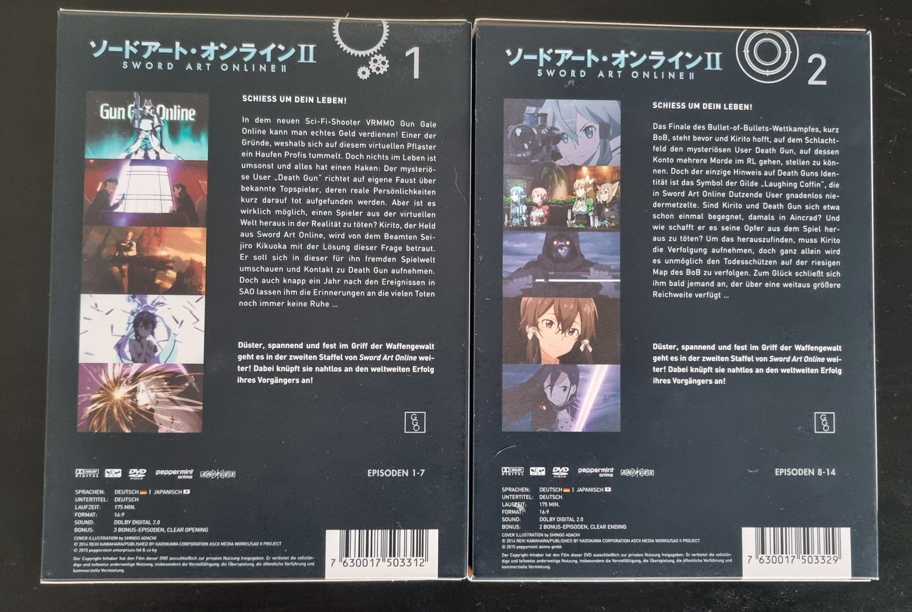 Tutti i DVDs: Sword Art Online Staffel 2 Teil 1 – Usato da St. Gallen venduto da jacky.k 1