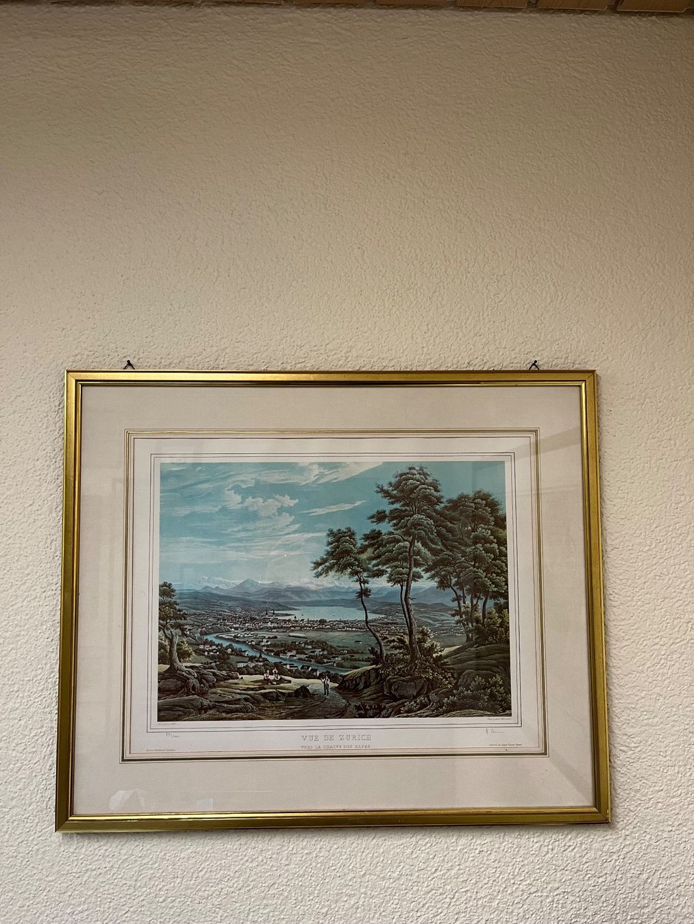 Stiche: Altes Stich Zürich – Gebraucht aus Seengen von I.Fontana