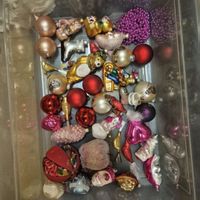 Lot de décorations / boules  de Noël vintage 