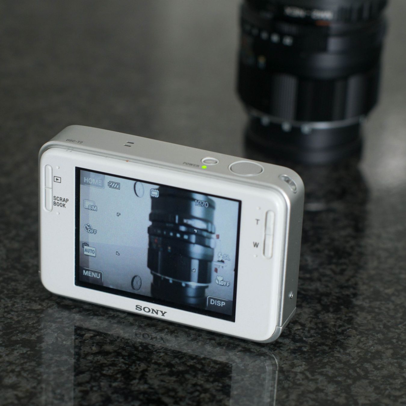 Sony Fotocamera: Defekt: Sony DSC-T2 Digitale Kompaktkamera – Difettoso da Thörishaus venduto da vintagger 4