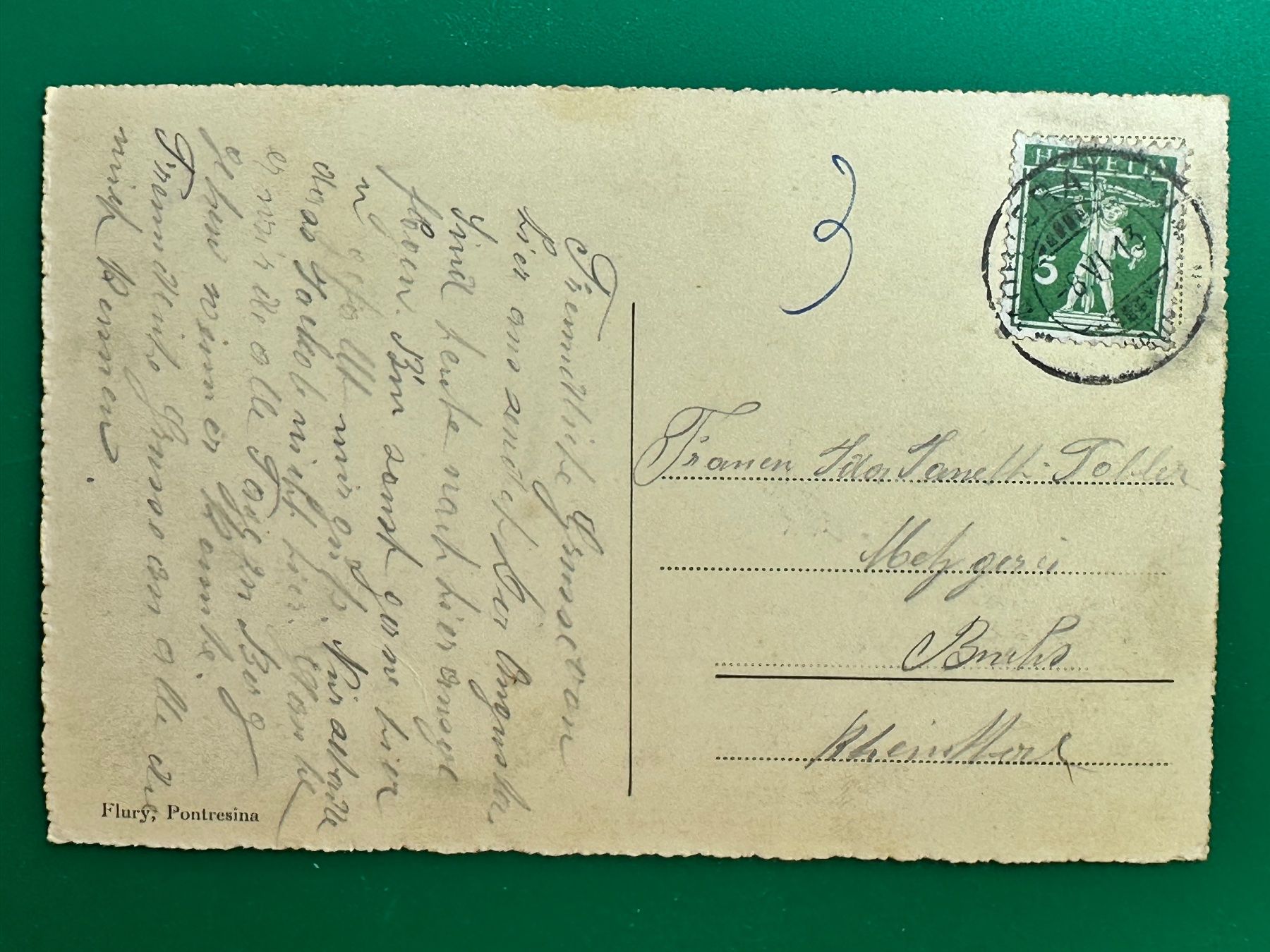 Cartes postales: Morteratsch-Gletscher mit Hotel – D'occasion à Steg VS par danwer74 1
