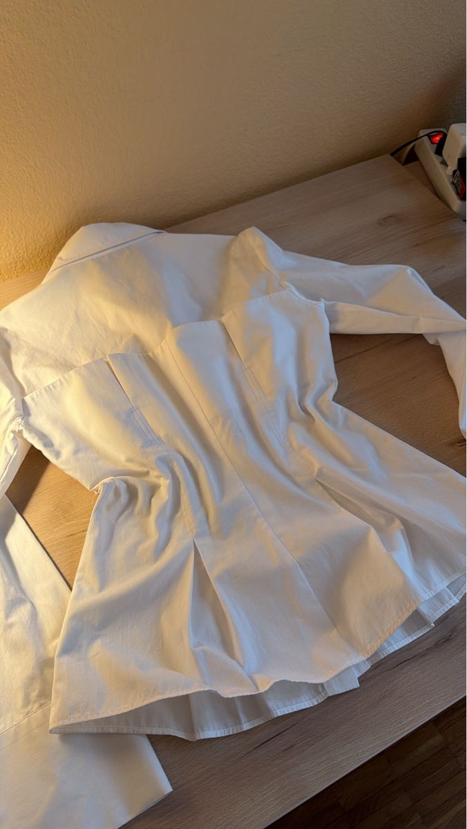 Zara Camicette: WHITE ZARA BUTTON-UP SHIRT – Nuovo (secondo la descrizione) da Genève venduto da yav_9r9f 3