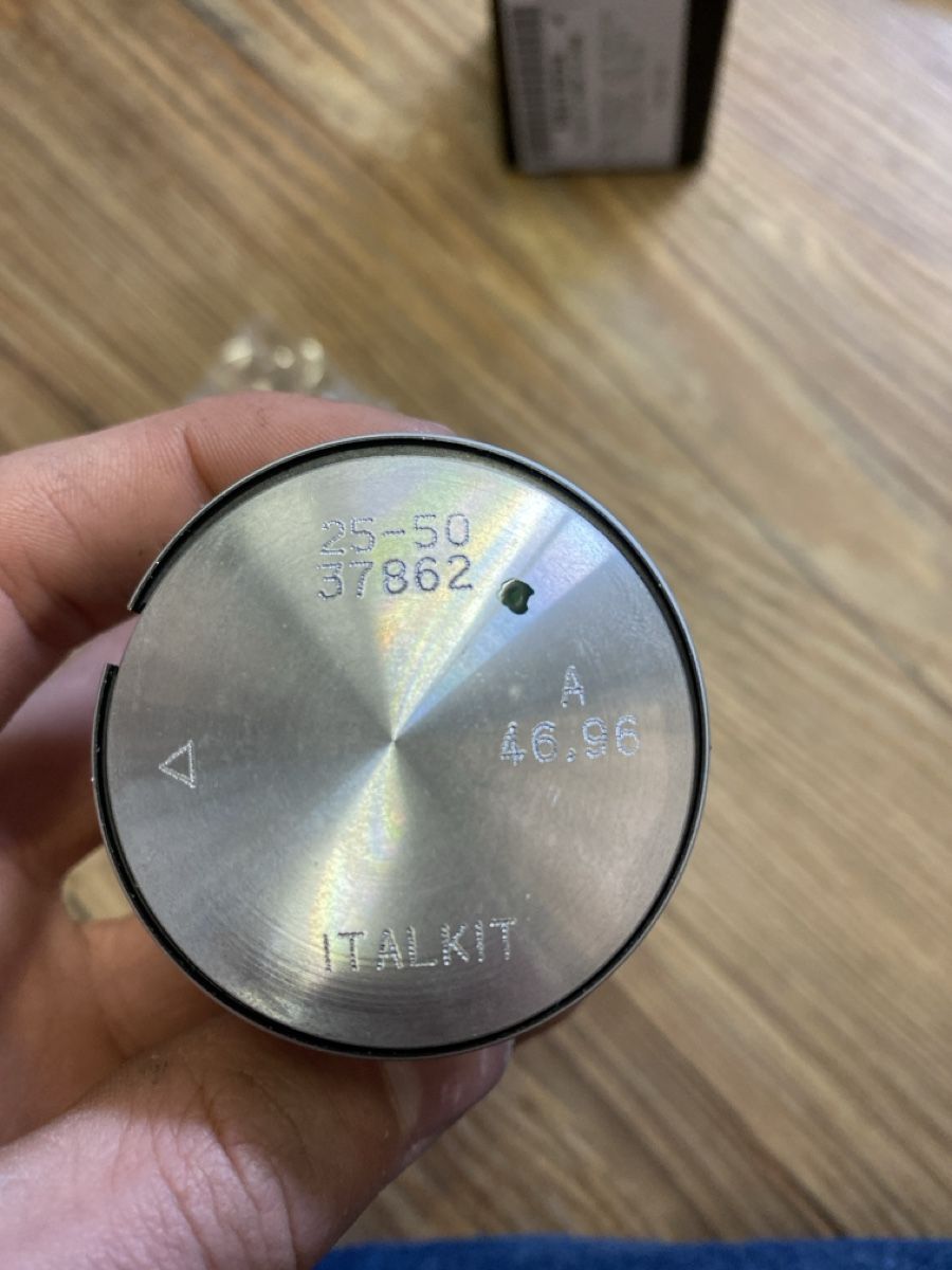 Mofa-Ersatzteile: Italkit 46.96mm Kolben (75ccm) NEU – Neu (gemäss Beschreibung) aus Rotkreuz von Chochi 3