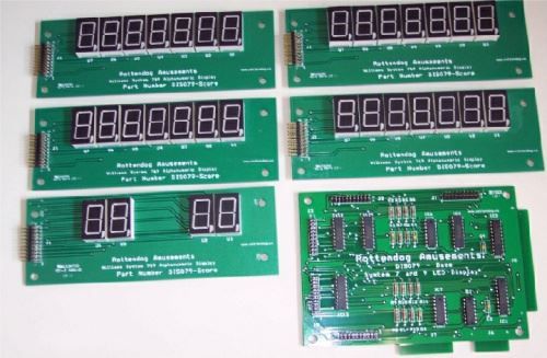 Flipper: LED Dispaly 7 stellig – Nuovo (secondo la descrizione) da Schalunen venduto da schwabspielautomaten