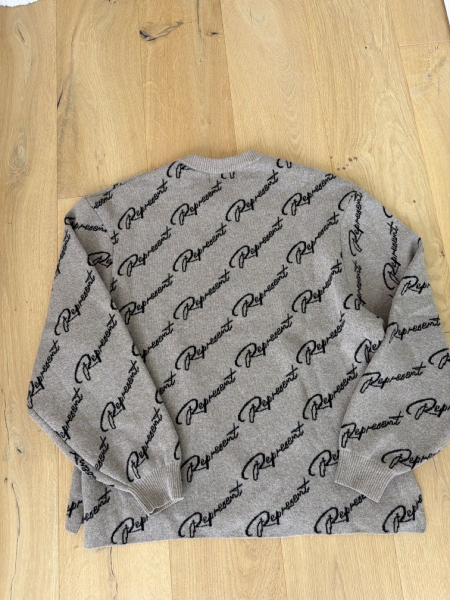 Represent Pulls & Sweat-shirts: Represent Pullover beige mit Logo braun Grösse S – Neuf (Voir description) à Grafstal par tor_98dc 1