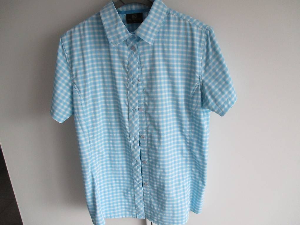 Camicette: Bluse/Wanderbluse von Trevolution, Gr. 40, hellblau/weiss – Usato da glattfelden venduto da carlo046