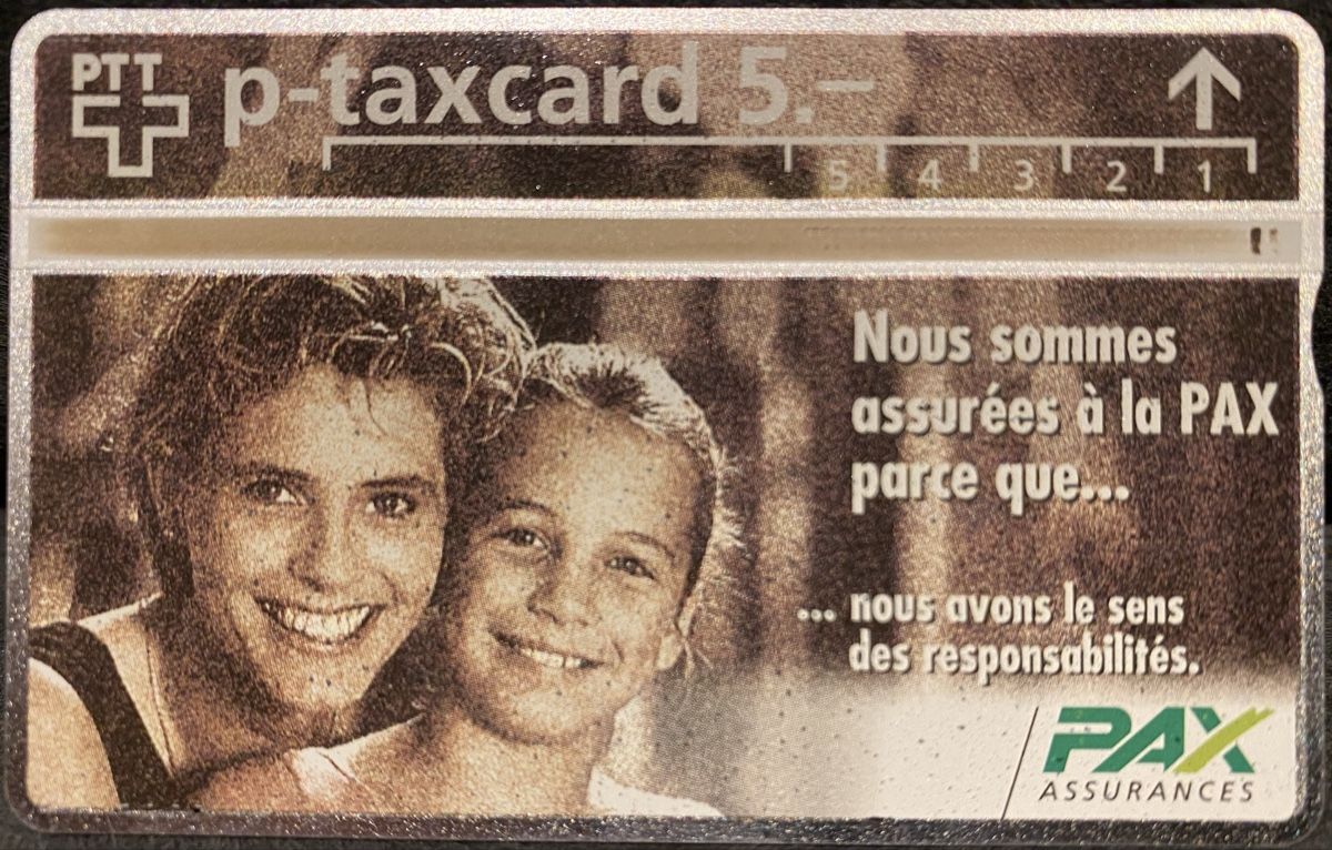 Schede telefoniche: P-taxcard – Usato da Lausanne venduto da babacard10