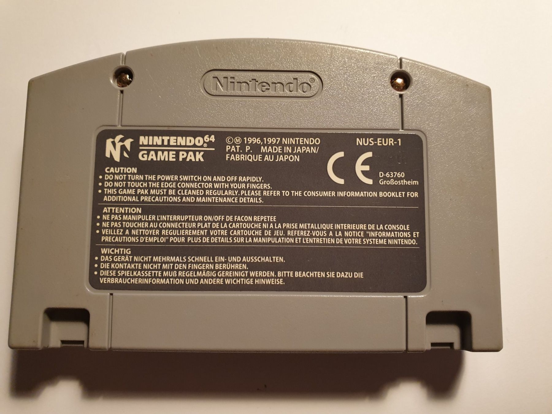 Giochi: Pokémon Stadium N64 Nintendo 64 – Usato da Rain venduto da Laupia 1