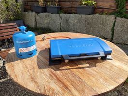 Campingaz Xcelerate SG 400 inkl. Gasflasche und Pfannen